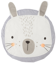 Коврик детский игровой Крошка Я Зайкацв.серый, D 90 см, Крошка Я