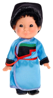 Кукла "Веснушка" в бурятском костюме, мальчик Весна