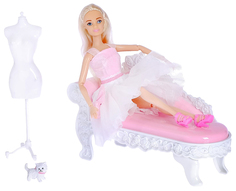 Кукла модель шарнирная «Анлилу» с мебелью и аксессуарами Sima-Land