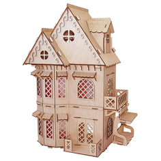 Кукольный домик серия Я дизайнер Дом принцессы, конструктор PAREMO PD218-09