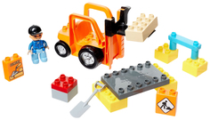 Конструктор блочный «Строительный погрузчик», 15 деталей Sima-Land