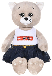 Мягкая игрушка "Мышель джинсовой юбке и футболке" 20 см MT-MRT051906-20 Колбаскин&Мышель