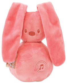 Игрушка мягкая Nattou Musical Soft toy Lapidou Кролик coral