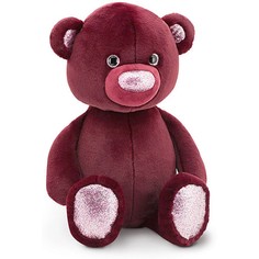 Мягкая игрушка Orange Медвежонок бордовый, 35 см