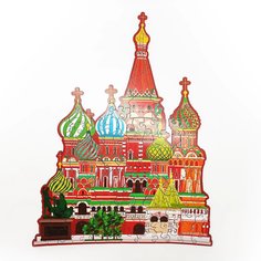 Деревянный пазл Home Puzzle Собор Василия Блаженного, 30х24 см