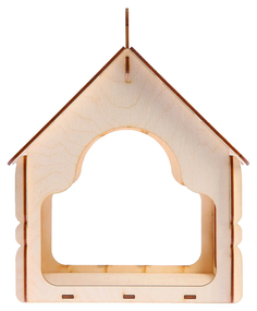 Кормушка для птиц "Домик", 21х22х27 см ТД ДМ