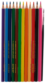 Карандаши акварельные 12цв Kite 3мм шестигран, к/короб с европод K18-1049 Kite
