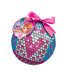 Новогодний ёлочный шар Ты чудо! феи ВИНКС: Блум с пайетками Winx
