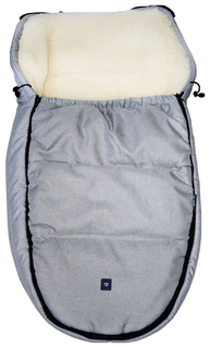 Спальный мешок в коляску Womar Еxclusive №S82 Светло-серый