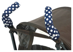 Чехлы Choopie CityGrips (Сити Грипс) на ручки для коляски-трости 367/4226 polka-dot navy