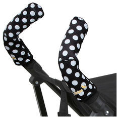 Чехлы Choopie CityGrips (Сити Грипс) на ручки для коляски-трости 331/4240 polka-dot black