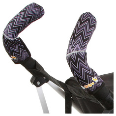 Чехлы Choopie CityGrips (Сити Грипс) на ручки для коляски-трости 317/9488 ZigZag Black
