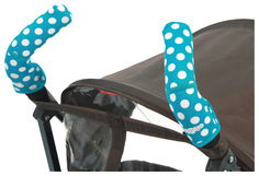 Чехлы Choopie CityGrips (Сити Грипс) на ручки для коляски-трости 369/4202 polka-dot aqua