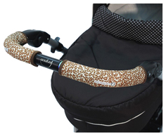 Чехлы Choopie CityGrips на ручку для универсальной коляски длинные 511/9341 Brown Leopard