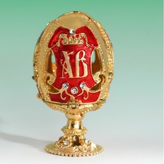 Яйцо-шкатулка «ХВ» (ангел), 3,6 х 6,5 см Sima-Land
