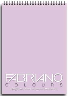 Блокнот для зарисовок "Colours",21x29,7 см, 100 листов, лаванда Fabriano