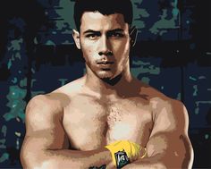 Картина по номерам Живопись по Номерам "Ник Джонас", 40x50