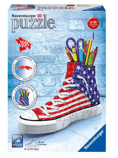 3D-пазл Ravensburger Кроссовок, Американский стиль, 108 деталей