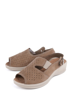 Босоножки женские Алми 43108-08004 коричневые 39 RU