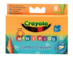 8 восковых мелков для самых маленьких Crayola