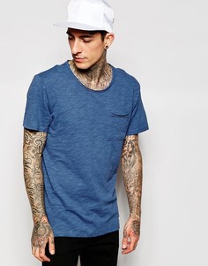 Меланжевая футболка Only & Sons-Синий