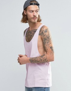 Сиреневая майка-борцовка ASOS-Фиолетовый