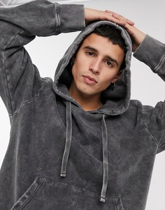 Худи серого цвета Topman LTD-Серый