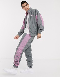 Серые джоггеры с манжетами Nike Jordan-Серый