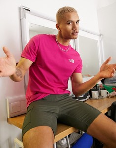 Темно-розовая футболка The North Face-Розовый