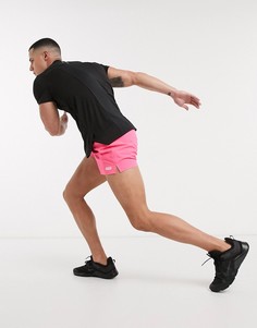 Неоново-розовые короткие спортивные шорты ASOS 4505-Розовый