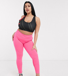 Леггинсы с моделирующим эффектом ASOS 4505 Curve-Розовый
