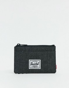 Черная визитница на молнии Herschel Supply Co Oscar-Черный