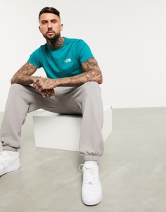 Зеленая футболка The North Face Simple Dome-Зеленый
