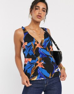 Топ на бретелях с цветочным принтом Vero Moda-Мульти