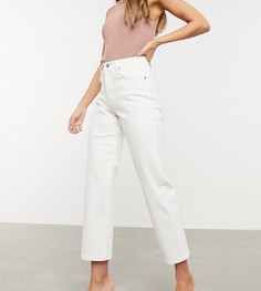 Белые джинсы прямого кроя с завышенной талией ASOS DESIGN-Белый
