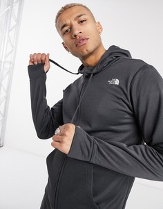 Худи серого цвета на молнии The North Face Surgent-Серый