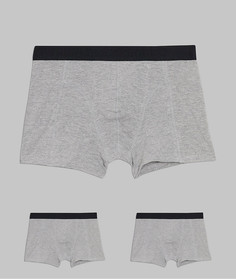 Набор из 2 серых боксеров-брифов из органического хлопка Produkt-Серый