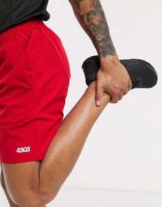 Красные спортивные шорты из быстросохнущей ткани ASOS 4505-Красный