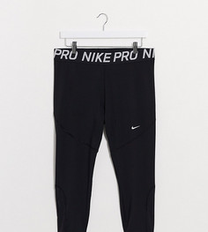 Черные леггинсы до щиколотки Nike Pro Training Plus-Черный