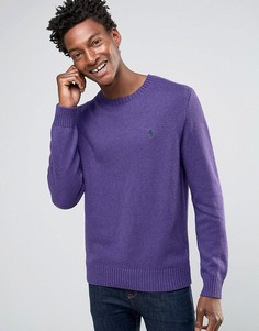 Фиолетовый хлопковый джемпер Polo Ralph Lauren