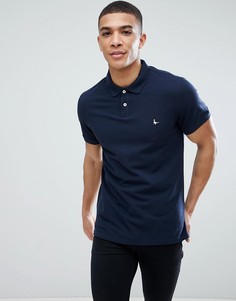 Темно-синяя футболка-поло Jack Wills Aldgrove-Темно-синий