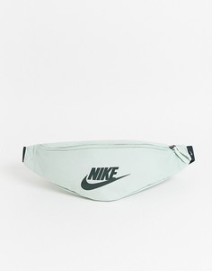 Светло-зеленая сумка-кошелек на пояс Nike Heritage-Зеленый