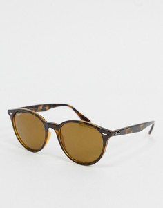 Круглые солнцезащитные очки Ray-ban ORB4305-Коричневый