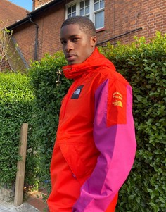 Красно-фиолетовая куртка The North Face-Красный