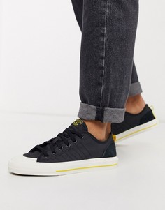 Черные низкие кроссовки adidas Original-Черный