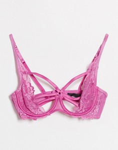 Розовый бюстгальтер на косточках Hunkemoller