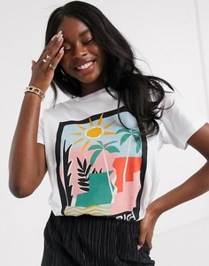 Футболка с принтом "Costa Rica" ASOS DESIGN-Белый