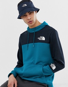 Худи сине-зеленого цвета The North Face-Синий