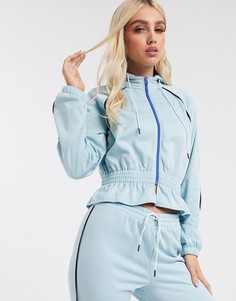 Спортивная куртка со сборкой на поясе Juicy couture-Синий