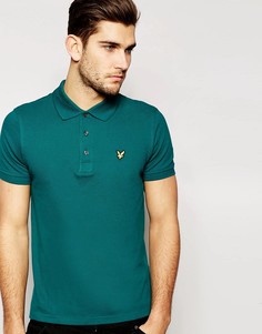 Футболка-поло с логотипом в виде орла Lyle & Scott-Зеленый
